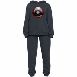 Жіночий костюм Потрісканий щит Капітана Америка - PrintSalon