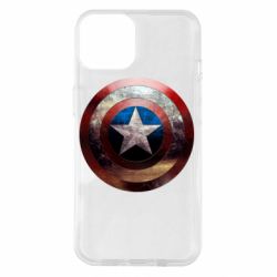 Чохол для iPhone 14 Потрісканий щит Капітана Америка - PrintSalon