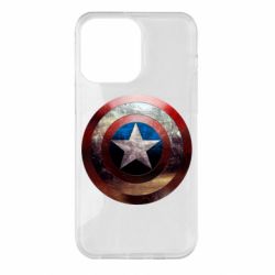 Чохол для iPhone 14 Pro Max Потрісканий щит Капітана Америка - PrintSalon