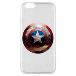 Чохол для iPhone 6/6S Потрісканий щит Капітана Америка - PrintSalon