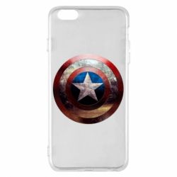 Чохол для iPhone 6 Plus/6S Plus Потрісканий щит Капітана Америка - PrintSalon