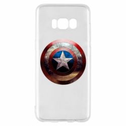 Чохол для Samsung S8 Потрісканий щит Капітана Америка - PrintSalon