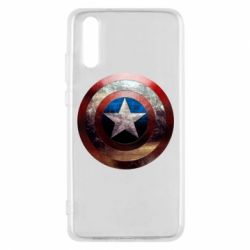 Чохол для Huawei P20 Потрісканий щит Капітана Америка - PrintSalon