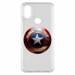 Чохол для Xiaomi Mi A2 Потрісканий щит Капітана Америка - PrintSalon