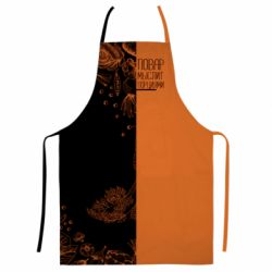 Фартух з 3D принтом Кухар мислить порціями