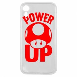 Чехол для iPhone XR Power Up гриб Марио