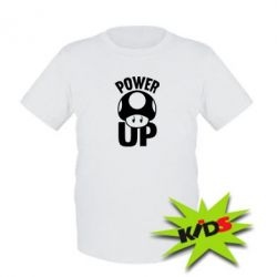 Дитяча футболка Power Up Маріо гриб - PrintSalon