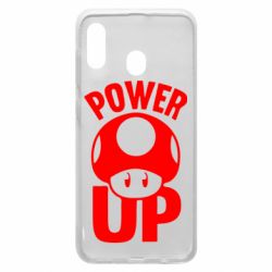 Чохол для Samsung A20 Power Up Маріо гриб - PrintSalon