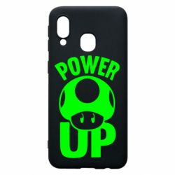 Чохол для Samsung A40 Power Up Маріо гриб - PrintSalon