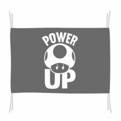 Прапор Power Up Маріо гриб - PrintSalon