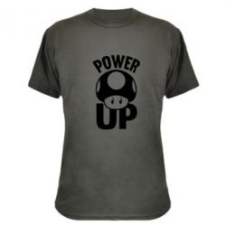 Камуфляжна футболка Power Up Маріо гриб - PrintSalon