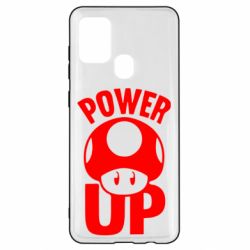 Чохол для Samsung A21s Power Up Маріо гриб - PrintSalon