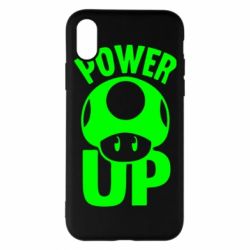 Чохол для iPhone X/Xs Power Up Маріо гриб - PrintSalon