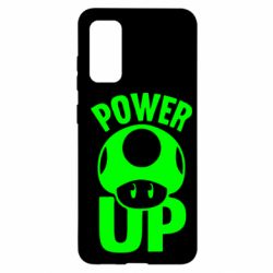 Чохол для Samsung S20 Power Up Маріо гриб - PrintSalon