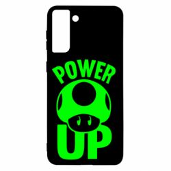 Чохол для Samsung S21+ Power Up Маріо гриб - PrintSalon