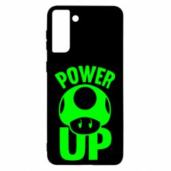 Чохол для Samsung S21 Ultra Power Up Маріо гриб - PrintSalon