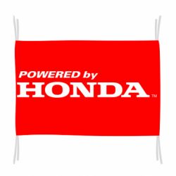 Флаг Powered by HONDA - PrintSalon
