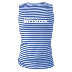 Майка-тельняшка Powered by HONDA - PrintSalon