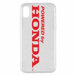 Чехол для iPhone X/Xs Powered by HONDA - PrintSalon