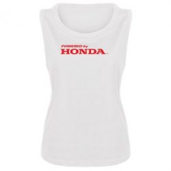Женская майка Powered by HONDA - PrintSalon
