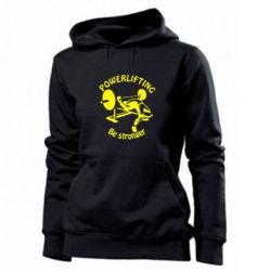 Худі жіноче Powerlifting be Stronger - PrintSalon