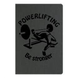 Блокнот з принтом Powerlifting be Stronger - PrintSalon