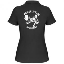 Жіноче поло Powerlifting be Stronger - PrintSalon