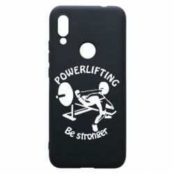 Чохол для Xiaomi Redmi 7 Powerlifting be Stronger - PrintSalon