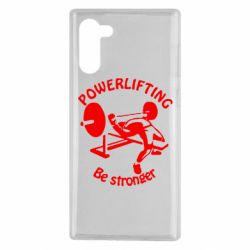 Чохол для Samsung Note 10 Powerlifting be Stronger - PrintSalon