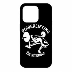 Чохол для iPhone 14 Pro Powerlifting be Stronger - PrintSalon