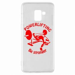 Чохол для Samsung A8+ 2018 Powerlifting be Stronger - PrintSalon