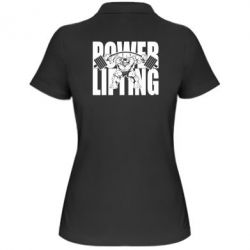 Женское поло Powerlifting logo