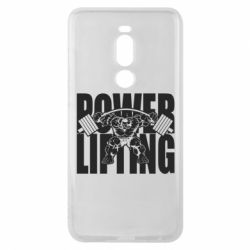 Чехол для Meizu Note 8 Powerlifting logo - PrintSalon