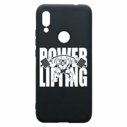 Чехол для Xiaomi Redmi 7 Powerlifting logo - PrintSalon