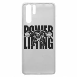Чехол для Huawei P30 Pro Powerlifting logo - PrintSalon