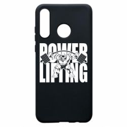 Чехол для Huawei P30 Lite Powerlifting logo - PrintSalon