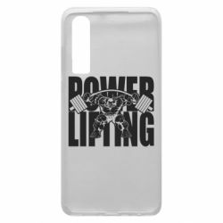Чехол для Huawei P30 Powerlifting logo - PrintSalon