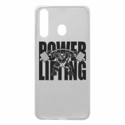Чехол для Samsung A60 Powerlifting logo - PrintSalon