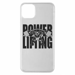Чехол для iPhone 11 Pro Max Powerlifting logo - PrintSalon