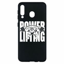 Чехол для Samsung M30 Powerlifting logo - PrintSalon