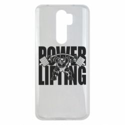 Чехол для Xiaomi Redmi Note 8 Pro Powerlifting logo - PrintSalon