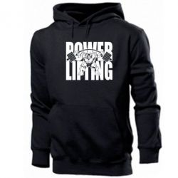 Мужское худи Powerlifting logo - PrintSalon
