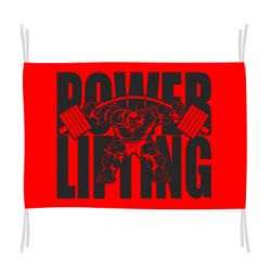 Флаг Powerlifting logo - PrintSalon
