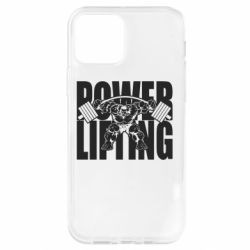 Чехол для iPhone 12 Pro Powerlifting logo - PrintSalon