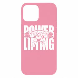 Чехол для iPhone 12 Pro Max Powerlifting logo - PrintSalon