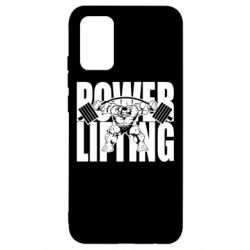 Чехол для Samsung A02s/M02s Powerlifting logo - PrintSalon