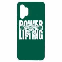 Чехол для Samsung A32 4G Powerlifting logo - PrintSalon