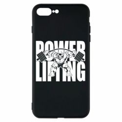 Чехол для iPhone 7 Plus Powerlifting logo - PrintSalon