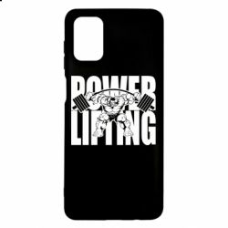 Чехол для Samsung M51 Powerlifting logo - PrintSalon