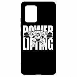 Чехол для Samsung S10 Lite Powerlifting logo - PrintSalon